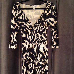 DVF silk dress, never worn